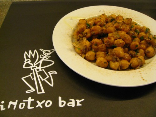 Amazing Chick Pea Breakfast from Pinotxo