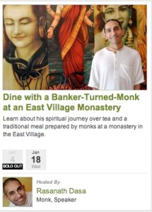 Dine with a Banker Turned Monk Dine with a Banker Turned Monk