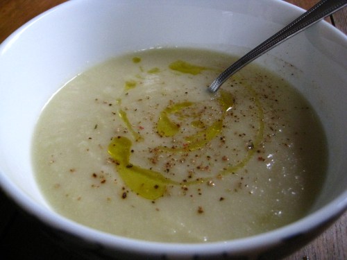 Broccoflower Celery Root Soup