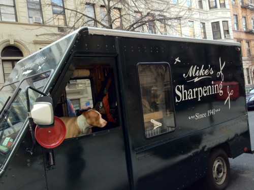 Mike's Upper West Side Knife Sharpening Truck Mike's Upper West Side Knife Sharpening Truck