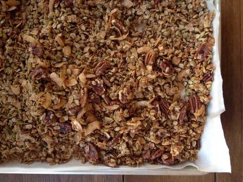 Early Bird Olive Oil and Maple Syrup Granola