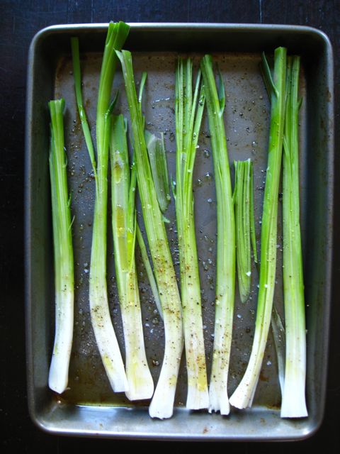 Grilled Spring Garlic