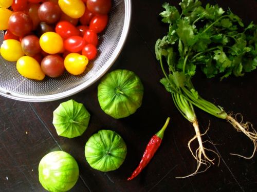 Traditional Tomatillo Tops Salsa Notions