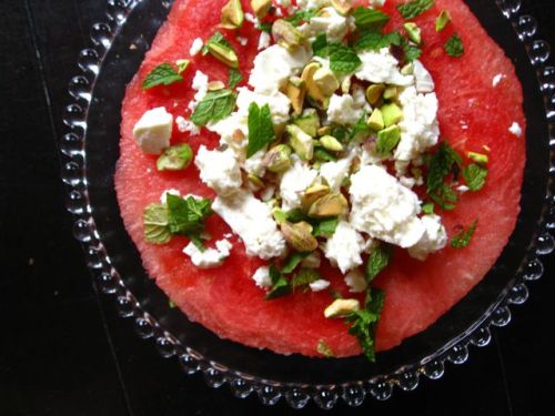 Watermelon-Feta Steak