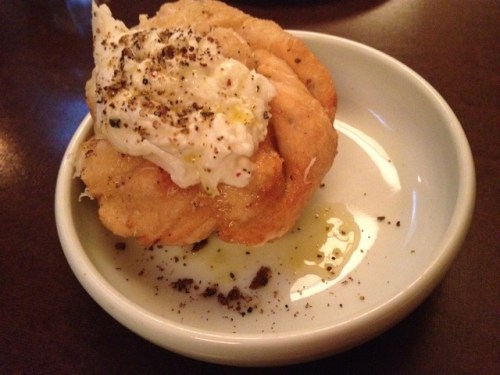 Garlic Bread with Burrata